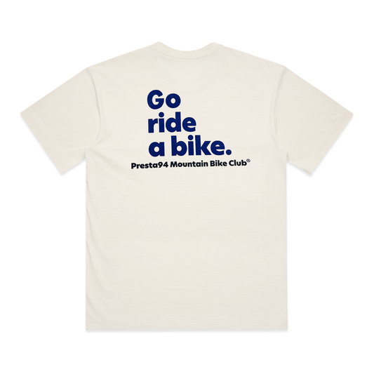 Presta Original Slogan Tee Ecru