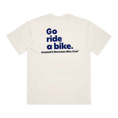 Presta Original Slogan Tee Ecru